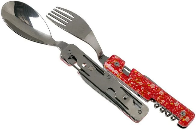 Akinod Multifunctional Cutlery 13H25 Red Helianthium, Outdoor Cutlery 3 Akinod Multifunctional Cutlery 13H25 Red Helianthium, Outdoor Cutlery