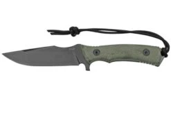 ANV Knives M311, M311-064 Spelter NC Elmax, Black Micarta Handle, Black Kydex Sheath, Fixed Knife