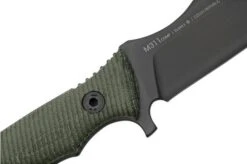 ANV Knives M311, M311-064 Spelter NC Elmax, Black Micarta Handle, Black Kydex Sheath, Fixed Knife -Knife ANVM311 064 05 anv