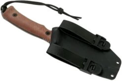 ANV M311 Spelter DLC Elmax, Brown Handle, M311, Black Kydex Sheath, Survival Knife -Knife ANVM311 07 anv knives