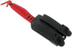 ANV P100 Sleipner, Cerakote, Red Paracord, ANVP100-019, Black Kydex Sheath, Neck Knife -Knife ANVP100 019 06 anv knives