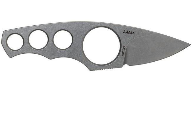 Amare Knives A-Max Stonewashed AM-SW Neck Knife, Uli Hennicke Design 4 Amare Knives A-Max Stonewashed AM-SW Neck Knife, Uli Hennicke Design - Image 2