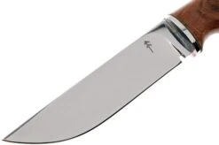 Autine Hunting Knife, Rosewood, Mirror Polish D2, RH Sheath, Hunting Knife -Knife AT HUNTING 03 autine at hunting 03