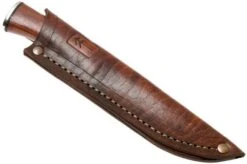 Autine Hunting Knife, Rosewood, Mirror Polish D2, RH Sheath, Hunting Knife -Knife AT HUNTING 07 autine at hunting 07