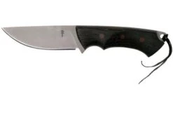 Autine Kurbads, Wenge, Elmax, Brown RH Sheath, Outdoor Knife