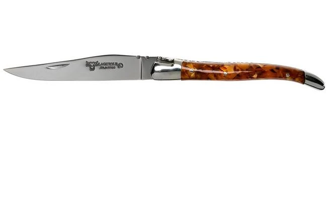 Laguiole En Aubrac L0210PPCI/FSI1 Popcorn Inlays Laguiole Knife 3 Laguiole En Aubrac L0210PPCI/FSI1 Popcorn Inlays Laguiole Knife