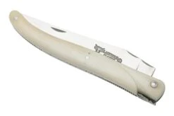 Laguiole En Aubrac Le Perlé 12 Cm L0512OS6J3 Full Handle White Bone -Knife AUL0512OS6J3 04 laguioleaubrac