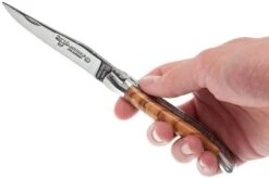 Laguiole En Aubrac 12cm Double Plates, Olive Burl Hand-filed, L0712LLI-FSJ1 16 Laguiole En Aubrac 12cm Double Plates, Olive Burl Hand-filed, L0712LLI-FSJ1 -Knife AUL0712LLI FSJ1 07 laguiole en aubrac aul0712lli fsj1 07