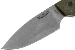Bradford Guardian 4, 3D OD Green Micarta Guardian 4 CPM 3V, Full Flat Stonewashed 4FH-102-3V -Knife BDK 4FH 102 3V 03 bradford knives