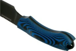 Bradford Guardian 4, 3D Black-Blue G10 Guardian 4 CPM 3V, Full Flat Black DLC 4FH-113B-3V -Knife BDK 4FH 113B 3V 04 bradford knives
