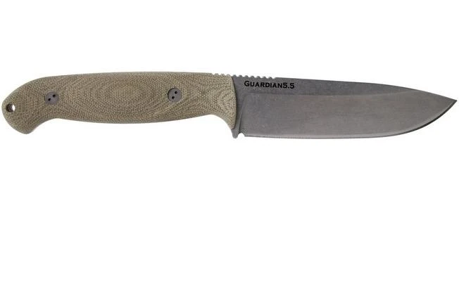 Bradford Guardian 5.5S, 3D Green Micarta Guardian 5.5 CPM 3V, Sabre Stonewashed 5.5S-102-3V 4 Bradford Guardian 5.5S, 3D Green Micarta Guardian 5.5 CPM 3V, Sabre Stonewashed 5.5S-102-3V - Image 2