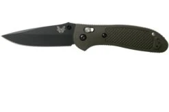 Benchmade Griptilian 551BKOD-S30V OD Green Pocket Knife, Mel Pardue Design