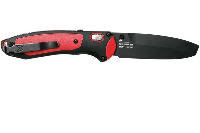 Benchmade 591BK Boost CPM-3V Pocket Knife, Plain Edge Black Blade 4 Benchmade 591BK Boost CPM-3V Pocket Knife, Plain Edge Black Blade - Image 2