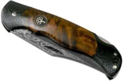 Böker Junior Scout Lightweight Curly Birch Brown 117119DAM Pocket Knife -Knife BO117119DAM 04 boker