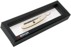 Böker Manufaktur The Historical Barber, White Elforyn 140224 Straight Razor -Knife BO140224 06 boker