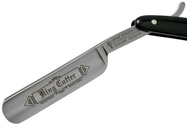 Böker Manufaktur King Cutter Stainless 5/8" Straight Razor 140553 5 Böker Manufaktur King Cutter Stainless 5/8" Straight Razor 140553 - Image 3