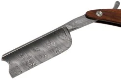 Böker Manufaktur Master Cutter Damascus, Desert Ironwood 140800DAM Straight Razor -Knife BO140800DAM 03 boker