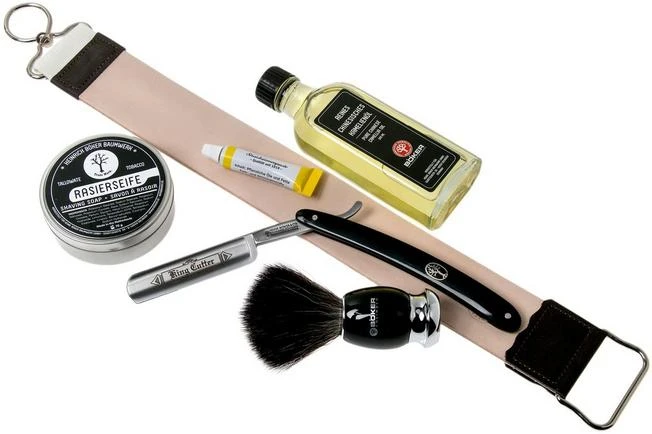 Böker King Cutter Shaving Starter Set 141524SET Straight Razor 3 Böker King Cutter Shaving Starter Set 141524SET Straight Razor