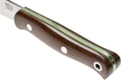 Bark River Ultra-Lite Bushcrafter CPM 3V Coffee Bag Laminate, Toxic Green Liners -Knife BRK06 023CL TGL 06 barkriver