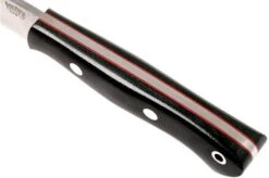 Bark River Mini Aurora CPM 3V, Black Canvas Micarta, Red Liner -Knife BRK06 025BRKC RL 05 bark river brk06 025brkc rl 05