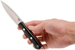 Bark River Mini Aurora CPM 3V, Black Canvas Micarta, Red Liner -Knife BRK06 025BRKC RL 06 bark river brk06 025brkc rl 06