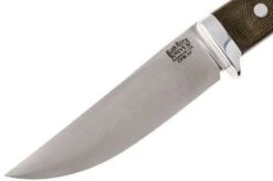 Bark River Classic Clip Point Hunter CPM 3V, Green Micarta, Red Liners -Knife BRK06 126GNCM RL 03 bark river brk06 126gncm rl 03