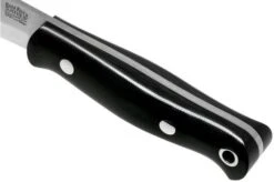 Bark River Bushcrafter CPM CruWear, Black Canvas Micarta, Bushcraft Knife -Knife BRK06 165BCM 05 bark river knives