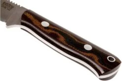 Bark River Bravo Necker II CPM 154CM, Burgundy Snakeskin Micarta -Knife BRK07 002SBC 04 bark river brk07 002sbc 13