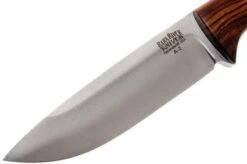 Bark River Bravo EDC A2 Rampless, Desert Ironwood, Brown Sheath -Knife BRK07 007DIW1 03 bark river brk07 007diw1 03