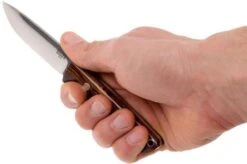 Bark River Bravo EDC A2 Rampless, Desert Ironwood, Brown Sheath -Knife BRK07 007DIW1 06 bark river brk07 007diw1 06