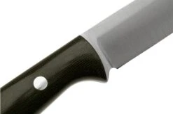 Bark River Bravo 1 Cru-Wear, Rampless, Green Canvas Micarta, Bushcraft Knife -Knife BRK07 161GCM RL 05 barkriver