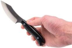 Bark River JX6 Companion A2, Black Canvas Micarta, Brown Sheath -Knife BRK10 112BRKC 06 bark river brk10 112brkc 06