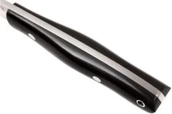 Bark River Kalahari Hunter A2, Black Canvas Micarta, Brown Sheath -Knife BRK12 112BRKC 05 bark river brk12 112brkc 05