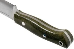 Bark River Kalahari Camp Knife 2 CPM 3V Green Canvas Micarta Outdoor Knife -Knife BRK12 223GCM 04 bark river knives