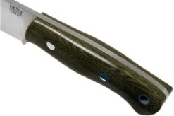 Bark River Kalahari Camp Knife 2 CPM 3V Green Canvas Micarta Outdoor Knife -Knife BRK12 223GCM 05 bark river knives