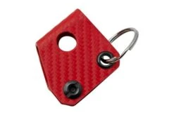 Clip And Carry Kydex Keychain Sheath Gerber Dime, Leatherman Squirt, Carbon Fiber Red GDIME-CF-RED Keychain Holster