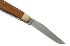 Case Trapper, Smooth Natural Canvas Micarta, 23690, 10254 SS, Pocket Knife -Knife CE23690 04 case