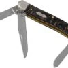 Case Medium Stockman Black Sycamore Wood, 25573, 7318 SS Pocket Knife -Knife CE25573 01 case
