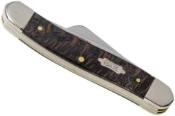 Case Medium Stockman Black Sycamore Wood, 25573, 7318 SS Pocket Knife -Knife CE25573 04 case