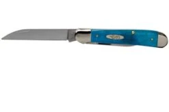 Case Copperhead Caribbean Blue Bone Sawcut, 25588, 6249W SS Pocket Knife -Knife CE25588 03 case