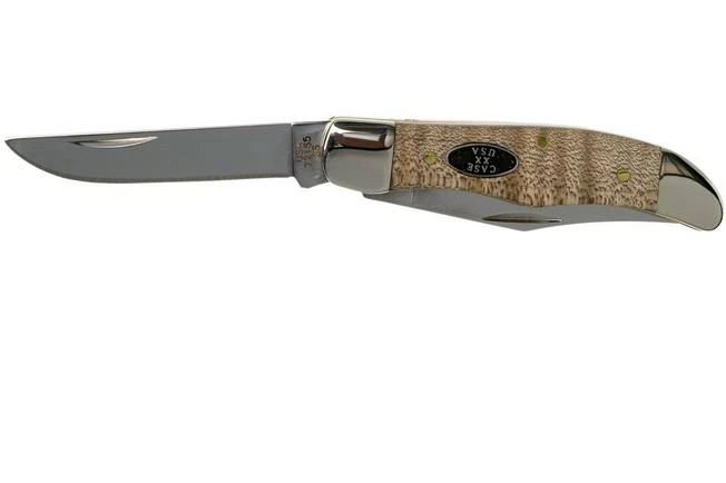 Case Pocket Hunter Natural Curly Maple Smooth, 25941, 72165 SS Pocket Knife 5 Case Pocket Hunter Natural Curly Maple Smooth, 25941, 72165 SS Pocket Knife - Image 3