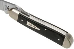 Case Russlock Smooth Black Micarta, 27734, 101953L SS Pocket Knife -Knife CE27734 06 case knives