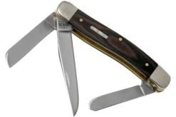 Case Medium Stockman Red & Black Micarta, Smooth, 27853, 10318 SS Pocket Knife