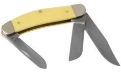 Case Medium Sowbelly Yellow Synthetic 30118, TB3339 CV Pocket Knife -Knife CE30118 02 case