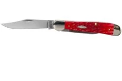 Case Copperhead Dark Red Bone, Peach Seed Jig, 31953, 6249 CV Pocket Knife -Knife CE31953 03 case