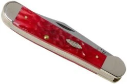 Case Copperhead Dark Red Bone, Peach Seed Jig, 31953, 6249 CV Pocket Knife -Knife CE31953 04 case