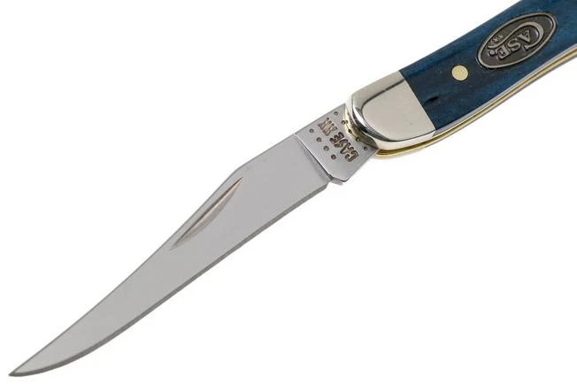 Case Small Texas Toothpick Mediterranean Blue Bone, Smooth, 52804, 610096 SS Pocket Knife 5 Case Small Texas Toothpick Mediterranean Blue Bone, Smooth, 52804, 610096 SS Pocket Knife - Image 3