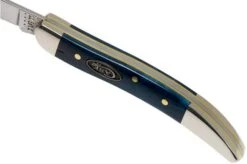 Case Small Texas Toothpick Mediterranean Blue Bone, Smooth, 52804, 610096 SS Pocket Knife 13 Case Small Texas Toothpick Mediterranean Blue Bone, Smooth, 52804, 610096 SS Pocket Knife -Knife CE52804 06 case