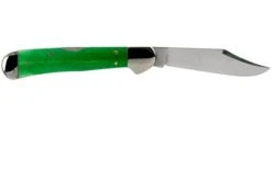 Case Copperlock Brilliant Green Bone, Smooth, 52823, 61549L SS Pocket Knife -Knife CE52823 02 case