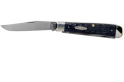 Case Trapper Pocket Worn Grey Bone, Crandall Jig, 58410, 6254 CV Pocket Knife -Knife CE58410 03 case